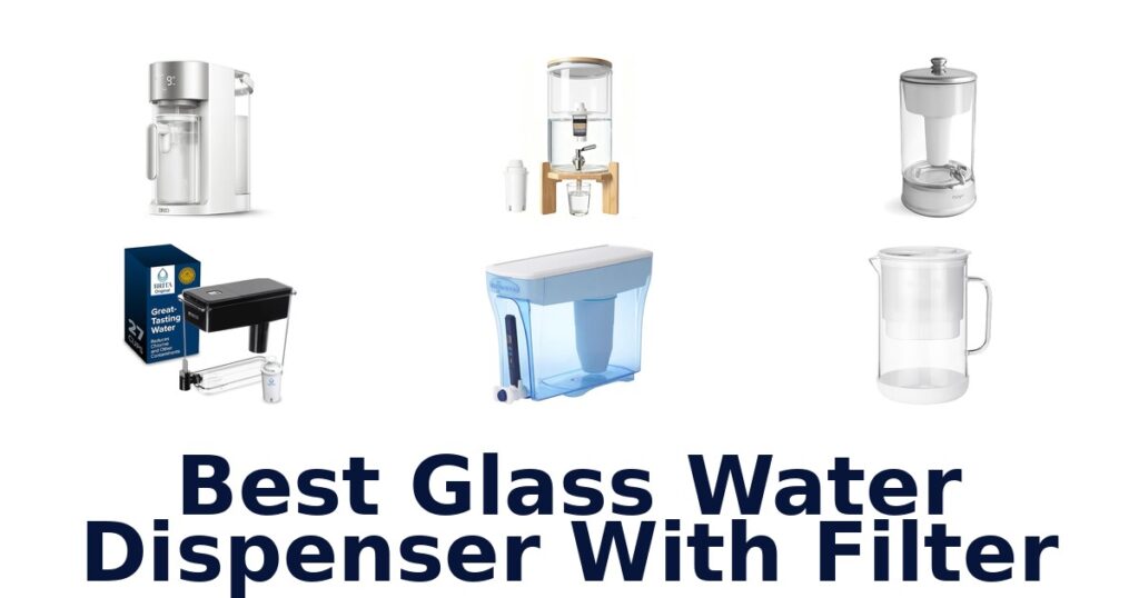 best glass water dispenser with filter