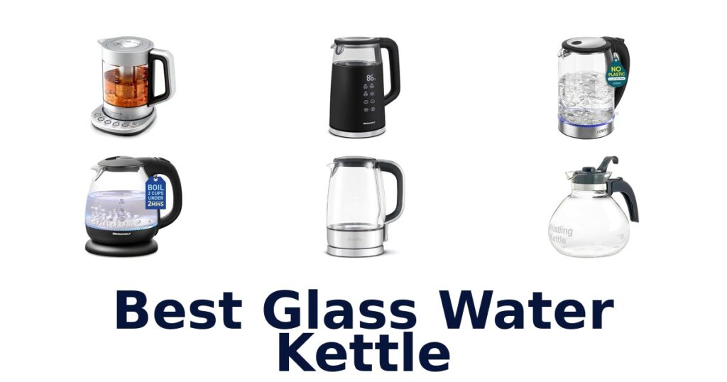best glass water kettle