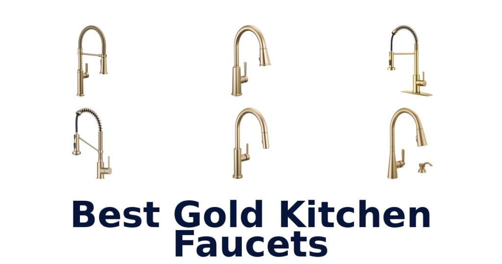 best gold kitchen faucets