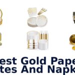best gold paper plates and napkins