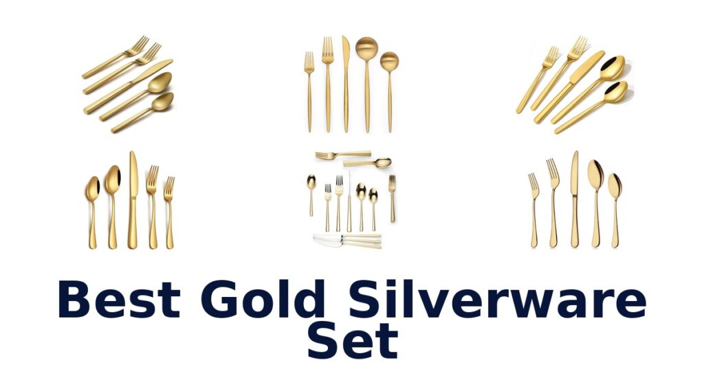 best gold silverware set