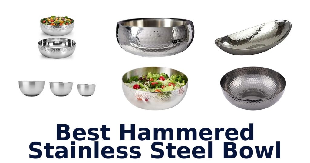 best hammered stainless steel bowl