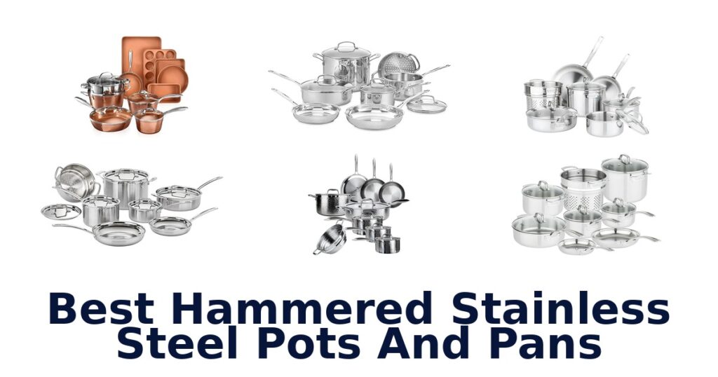 best hammered stainless steel pots and pans