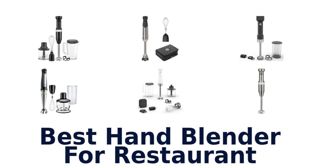 best hand blender for restaurant