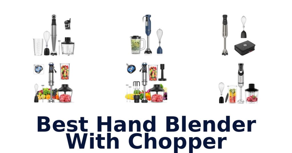 best hand blender with chopper