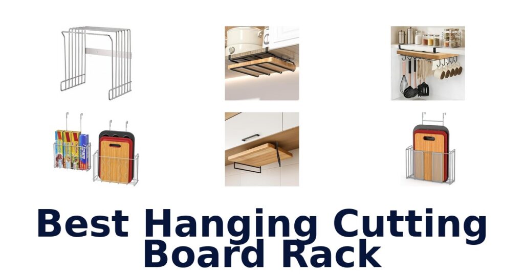 best hanging cutting board rack