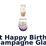best happy birthday champagne glass