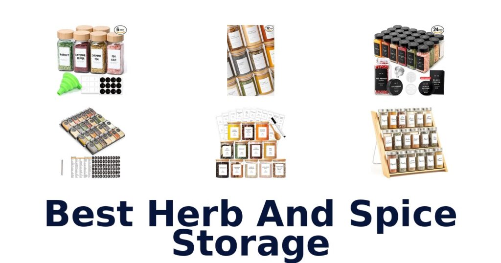 best herb and spice storage