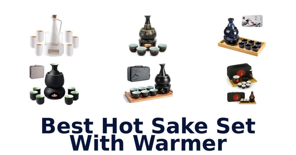 best hot sake set with warmer