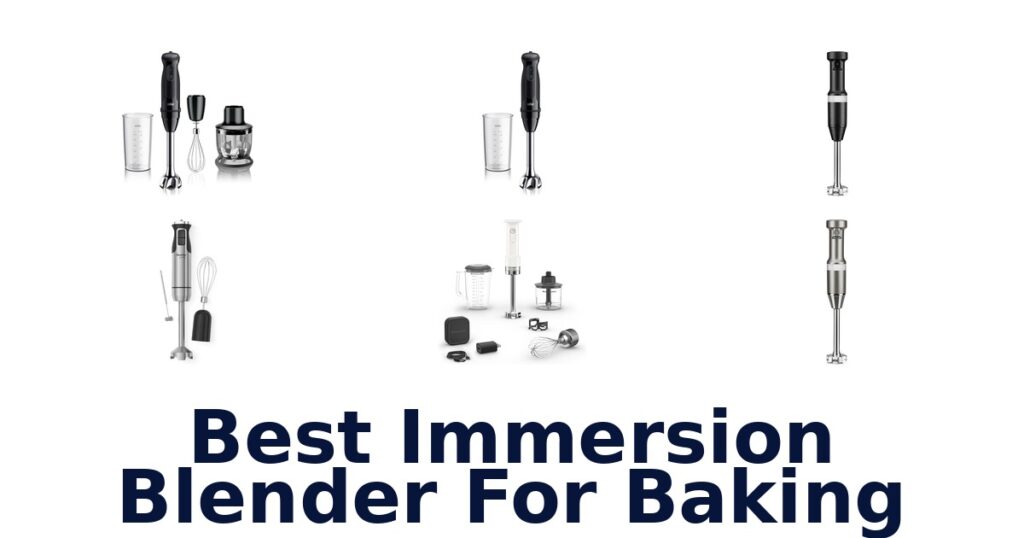 best immersion blender for baking