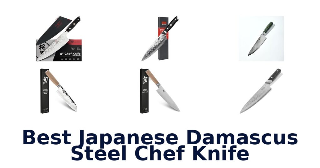 best japanese damascus steel chef knife