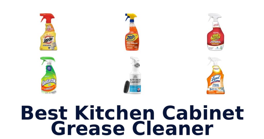 best kitchen cabinet grease cleaner