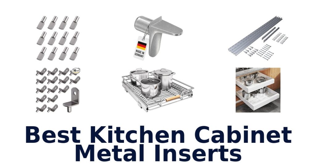 best kitchen cabinet metal inserts
