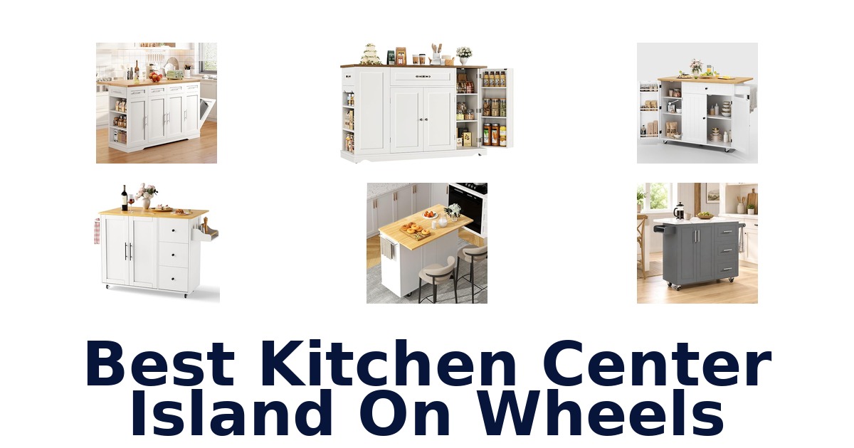 best kitchen center island on wheels