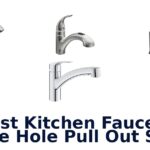 best kitchen faucets single hole pull out spray