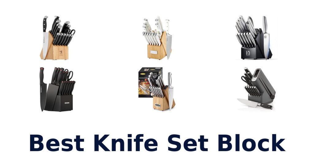 best knife set block
