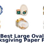 best large oval thanksgiving paper plates