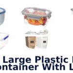 best large plastic food container with lid