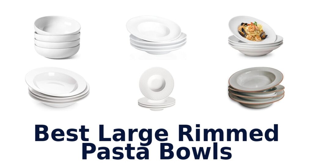 best large rimmed pasta bowls