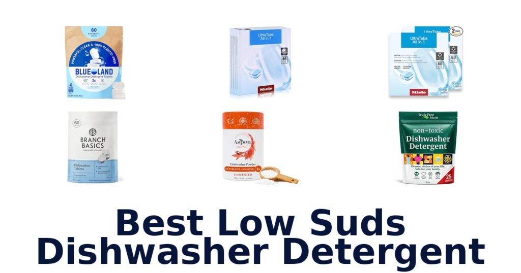 best low suds dishwasher detergent