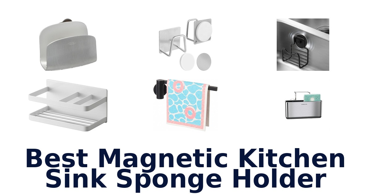 best magnetic kitchen sink sponge holder