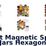 best magnetic spice jars hexagon