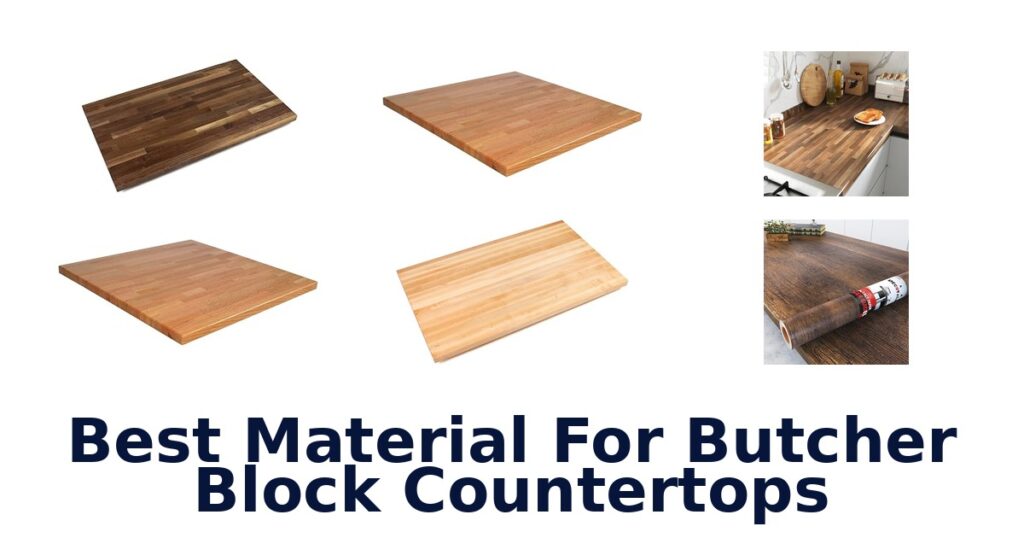 best material for butcher block countertops