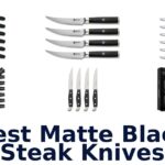 best matte black steak knives