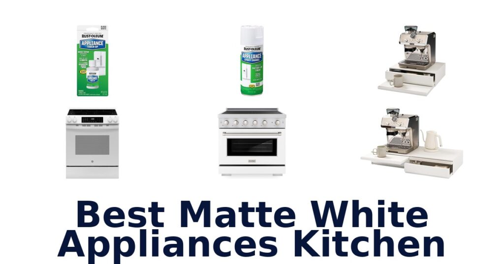 best matte white appliances kitchen