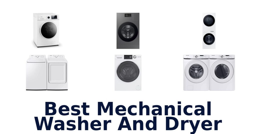 best mechanical washer and dryer
