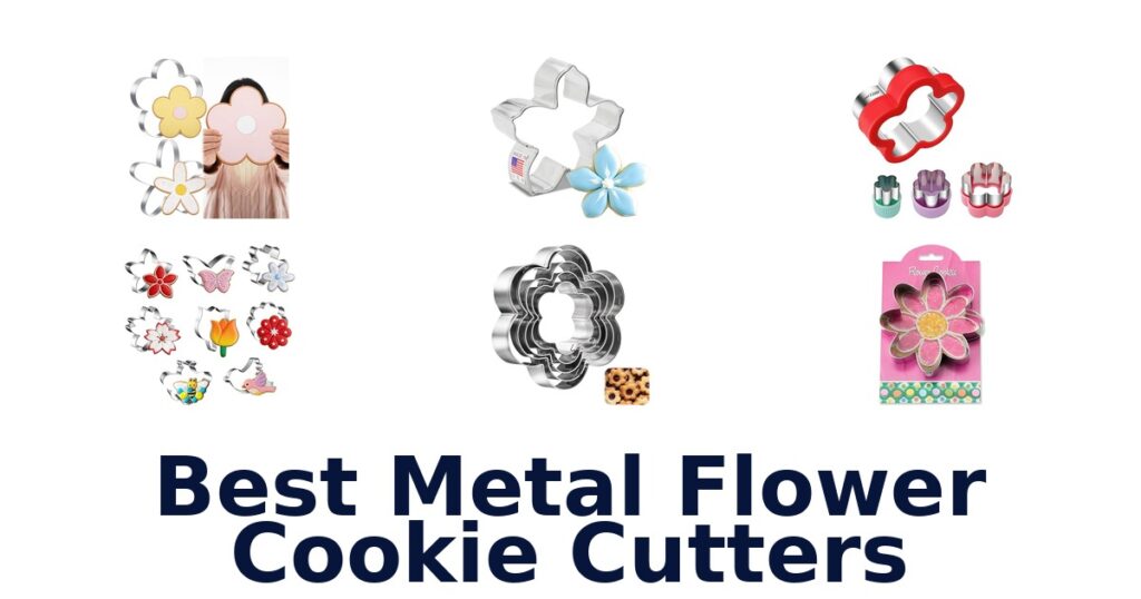 best metal flower cookie cutters