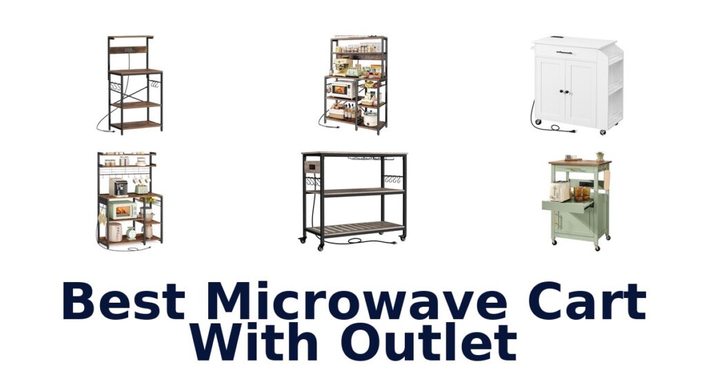 best microwave cart with outlet