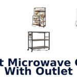 best microwave cart with outlet