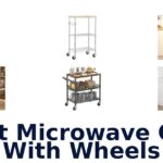 best microwave cart with wheels