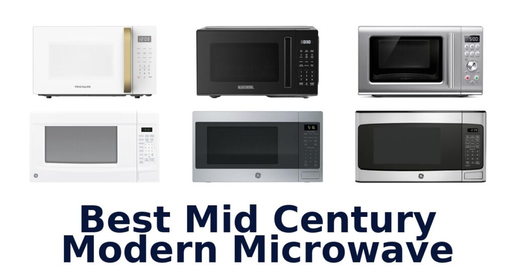 best mid century modern microwave