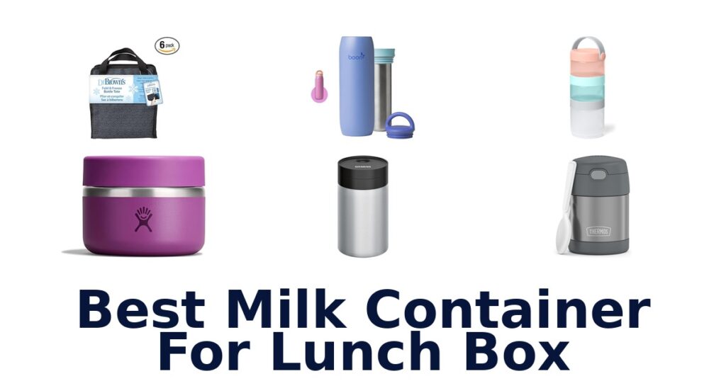 best milk container for lunch box