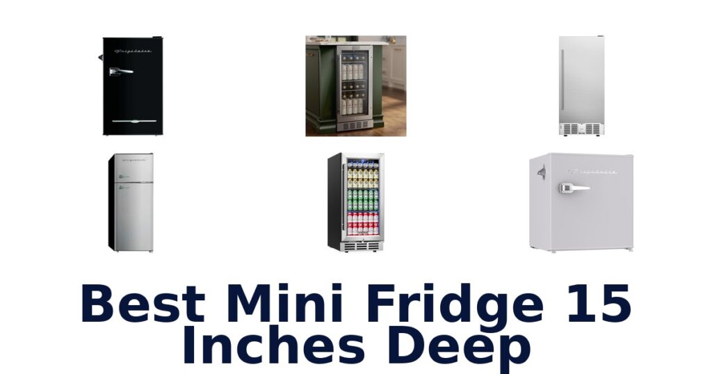 best mini fridge 15 inches deep