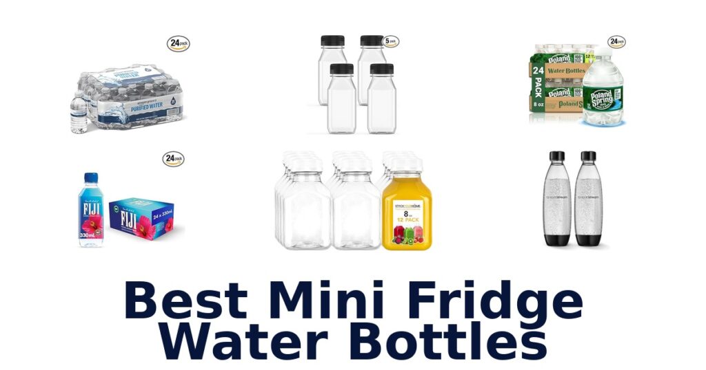 best mini fridge water bottles