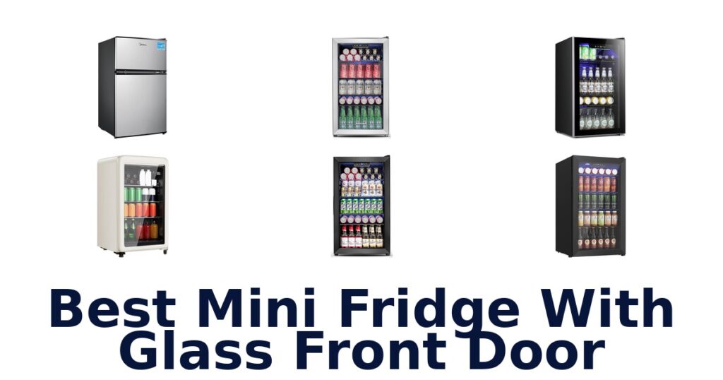 best mini fridge with glass front door