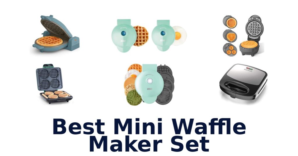 best mini waffle maker set