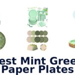 best mint green paper plates