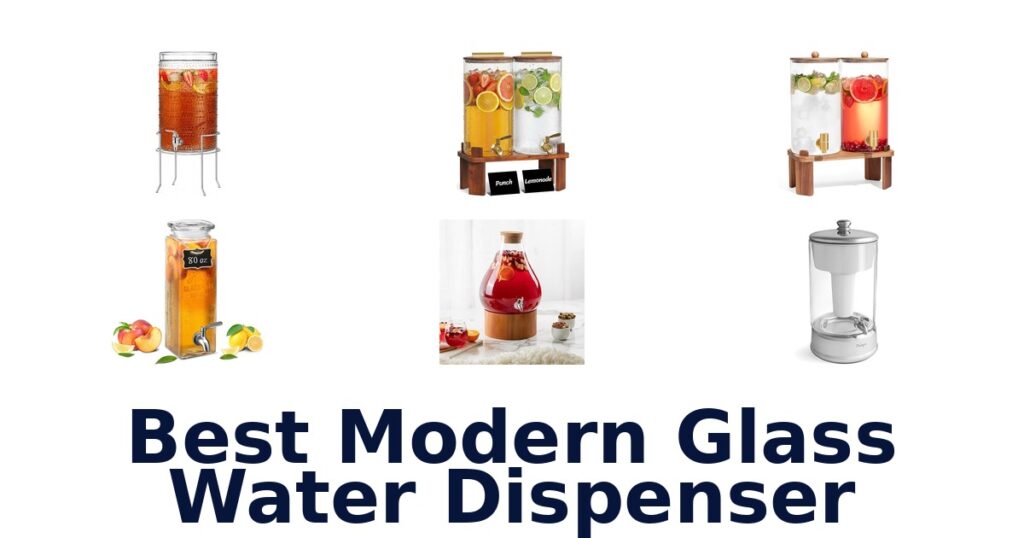 best modern glass water dispenser