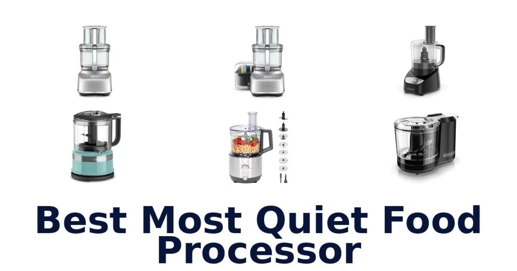 best most quiet food processor