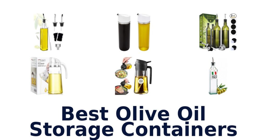 best olive oil storage containers