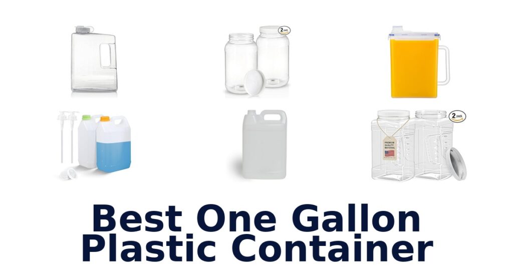 best one gallon plastic container
