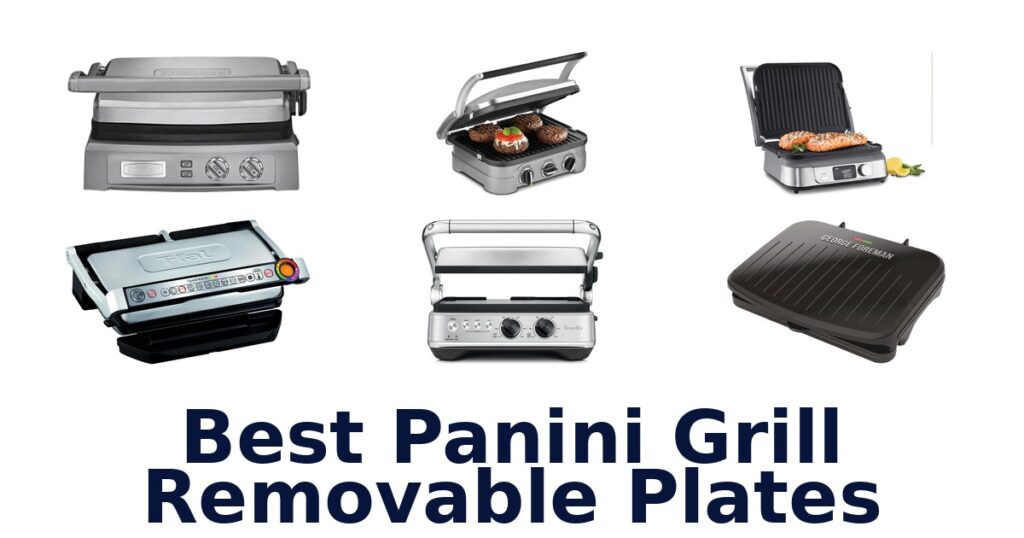 best panini grill removable plates