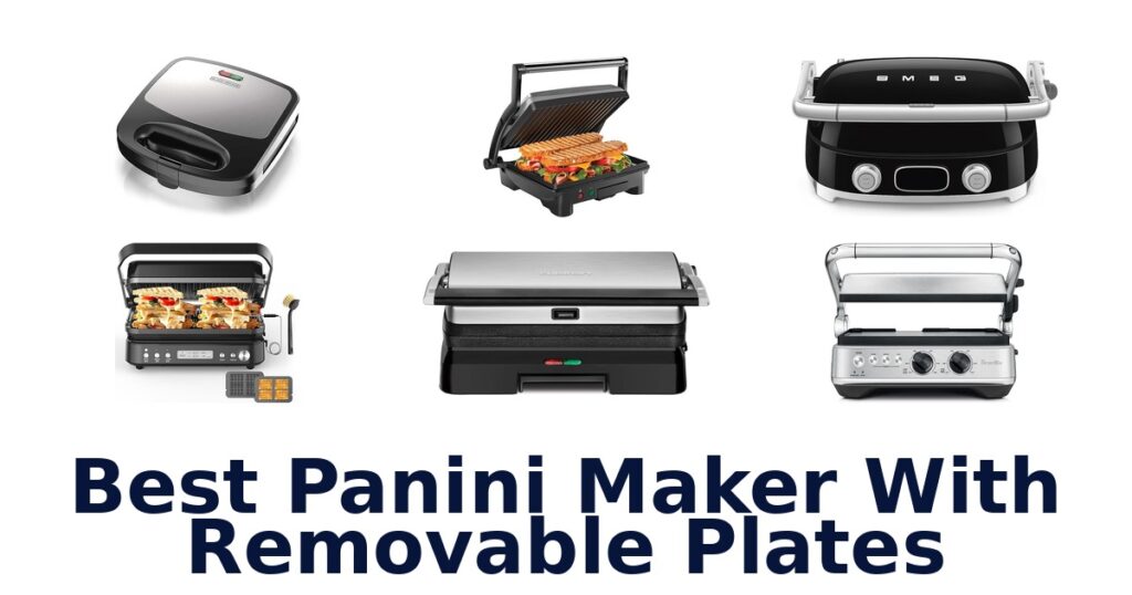 best panini maker with removable plates