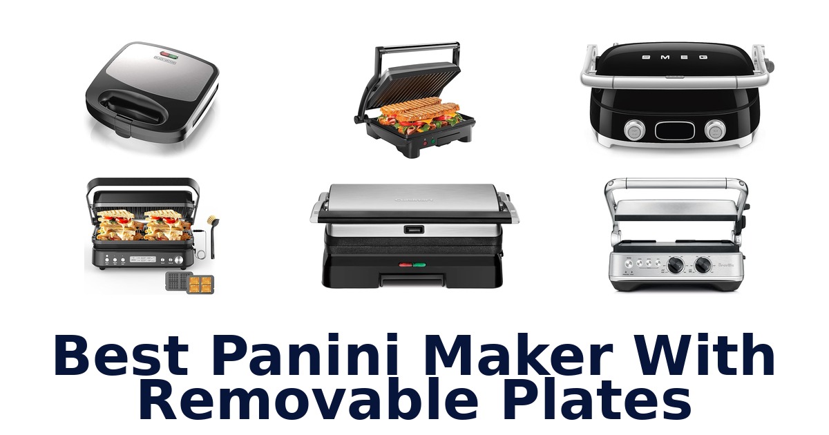 best panini maker with removable plates