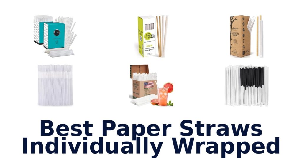 best paper straws individually wrapped