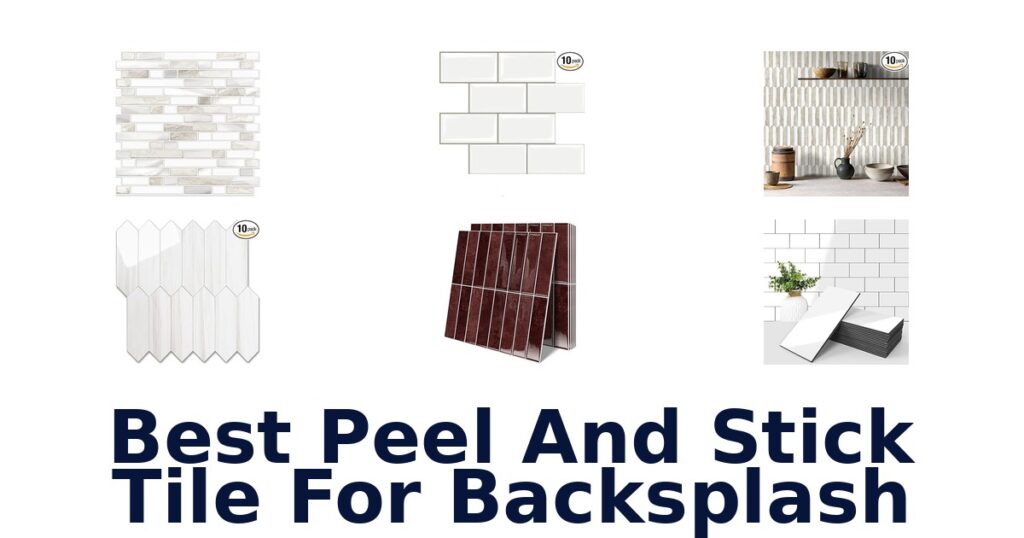 best peel and stick tile for backsplash